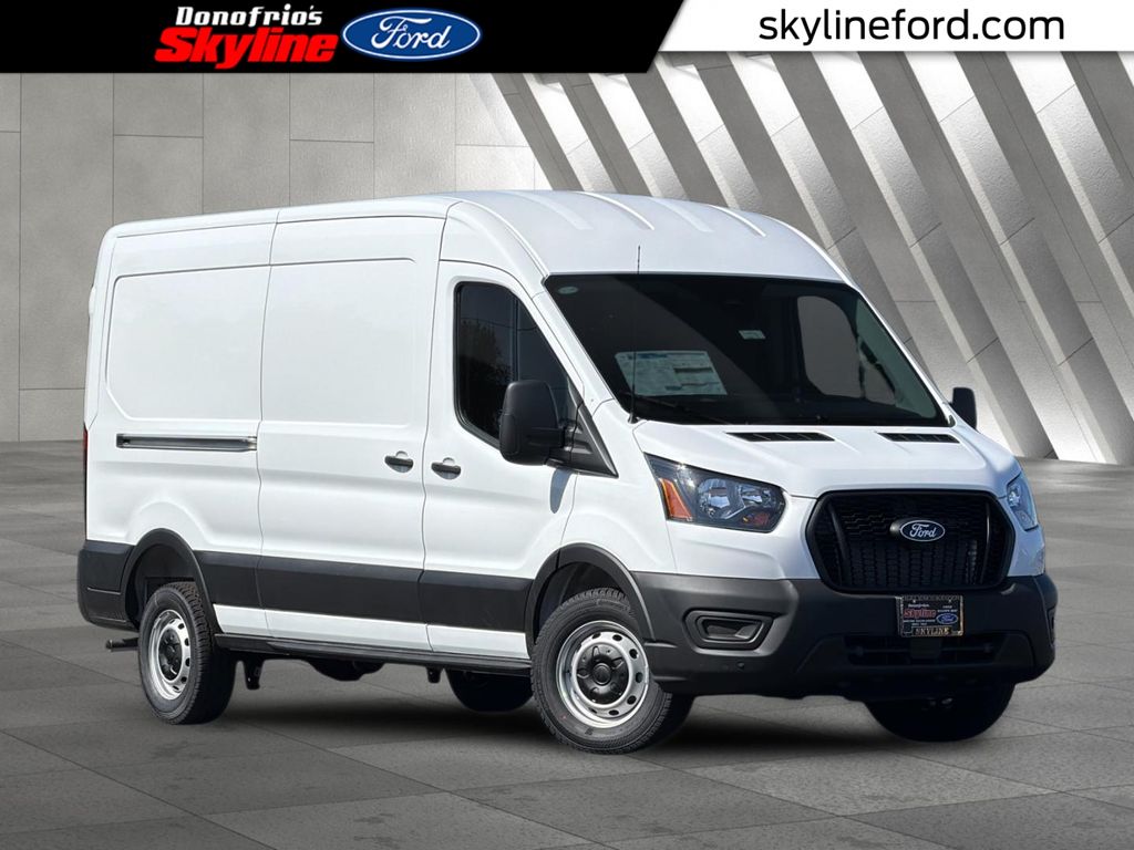 Oxford White 2026 Ford Transit Cargo 250 Medium Roof LB RWD Van Rear-Wheel Drive