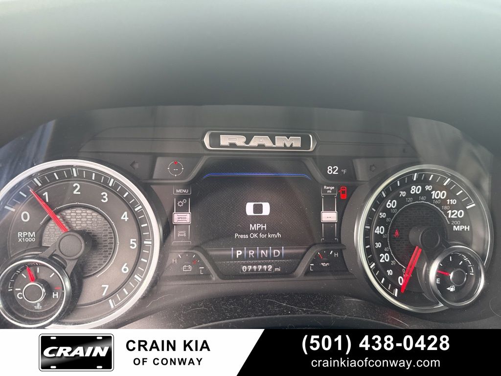 Bright White Clearcoat 2023 RAM 1500 Laramie Crew Cab 4WD Pickup Truck Four-Wheel Drive 8-Speed Automatic