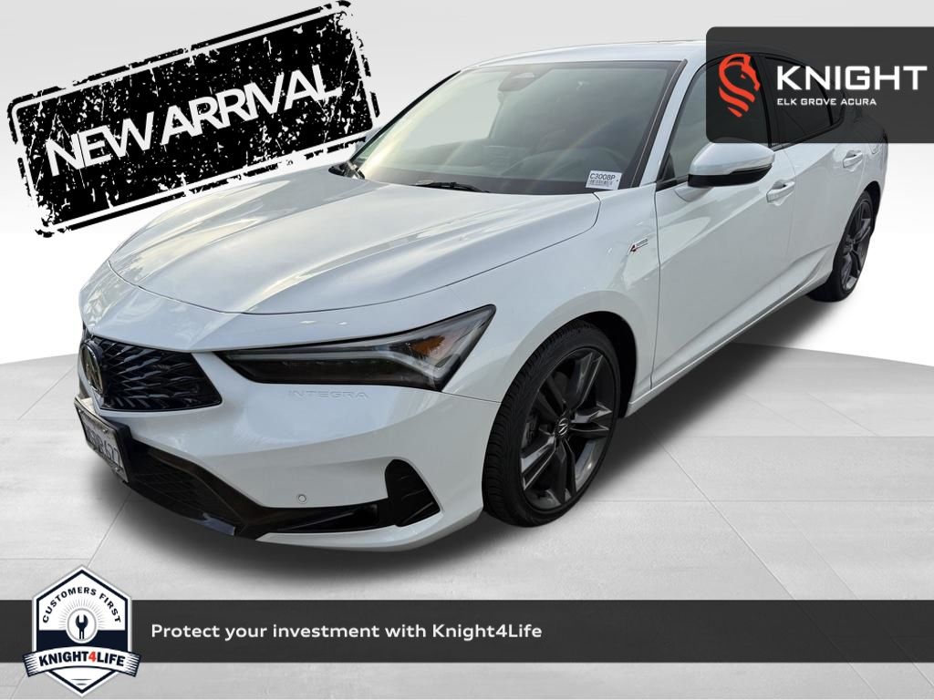 Platinum White Pearl 2024 Acura Integra Hatchback Front-Wheel Drive Continuously Variable Transmission