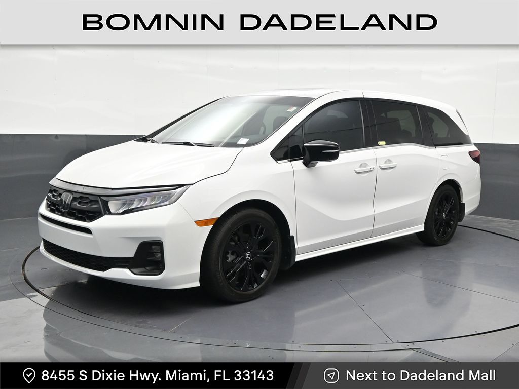 White 2026 Honda Odyssey Minivan Front-Wheel Drive Automatic
