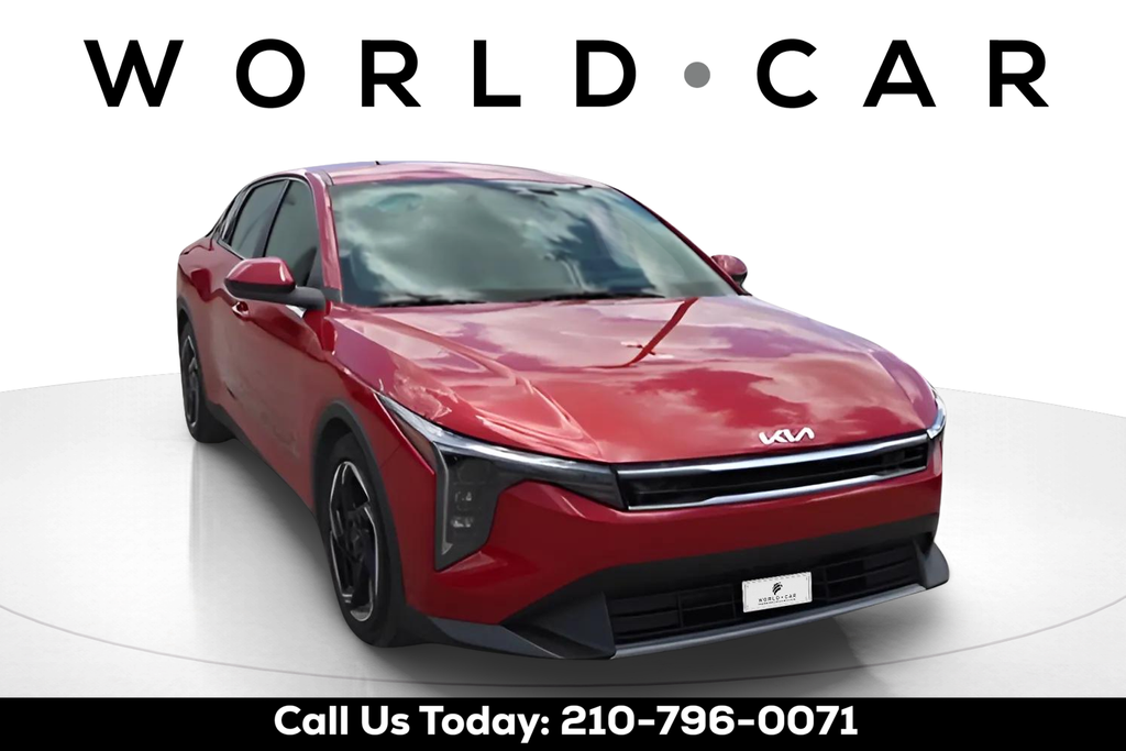 Currant Red 2025 Kia K4 Sedan Front-Wheel Drive Continuously Variable Transmission