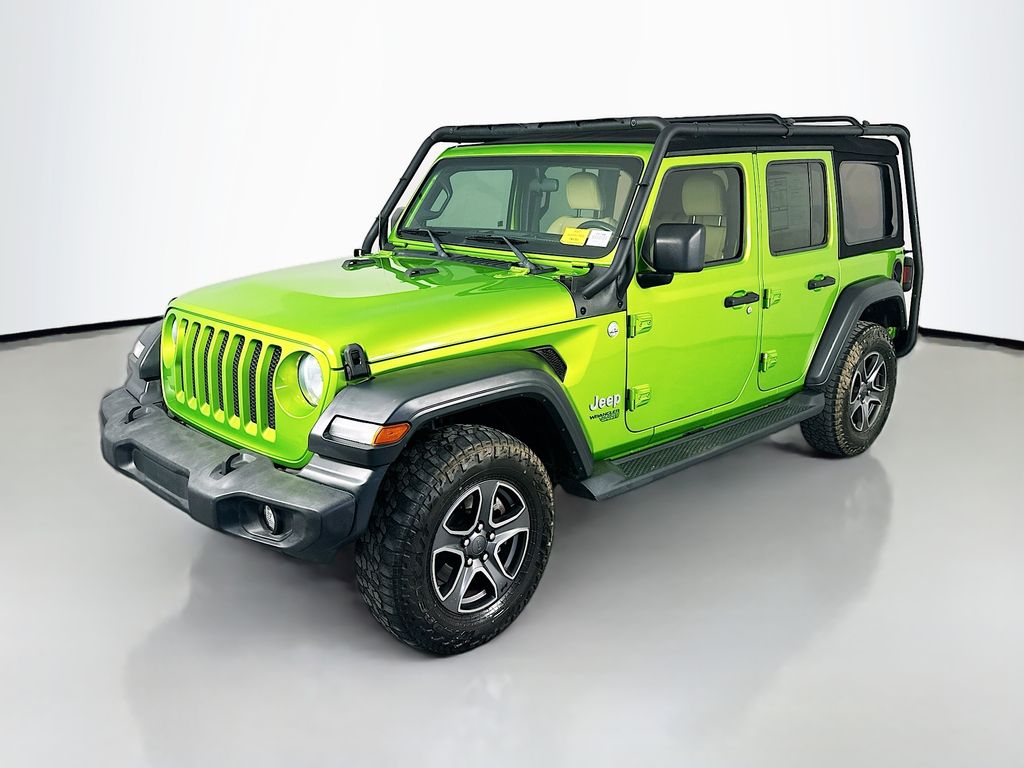 Used 2019 Green Jeep Unlimited Sport S image 3