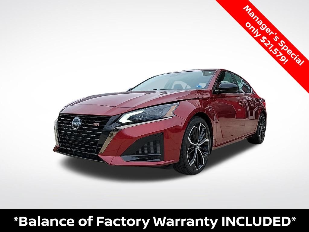 Red (Scarlet Ember) 2024 Nissan Altima Sedan Front-Wheel Drive Continuously Variable Transmission
