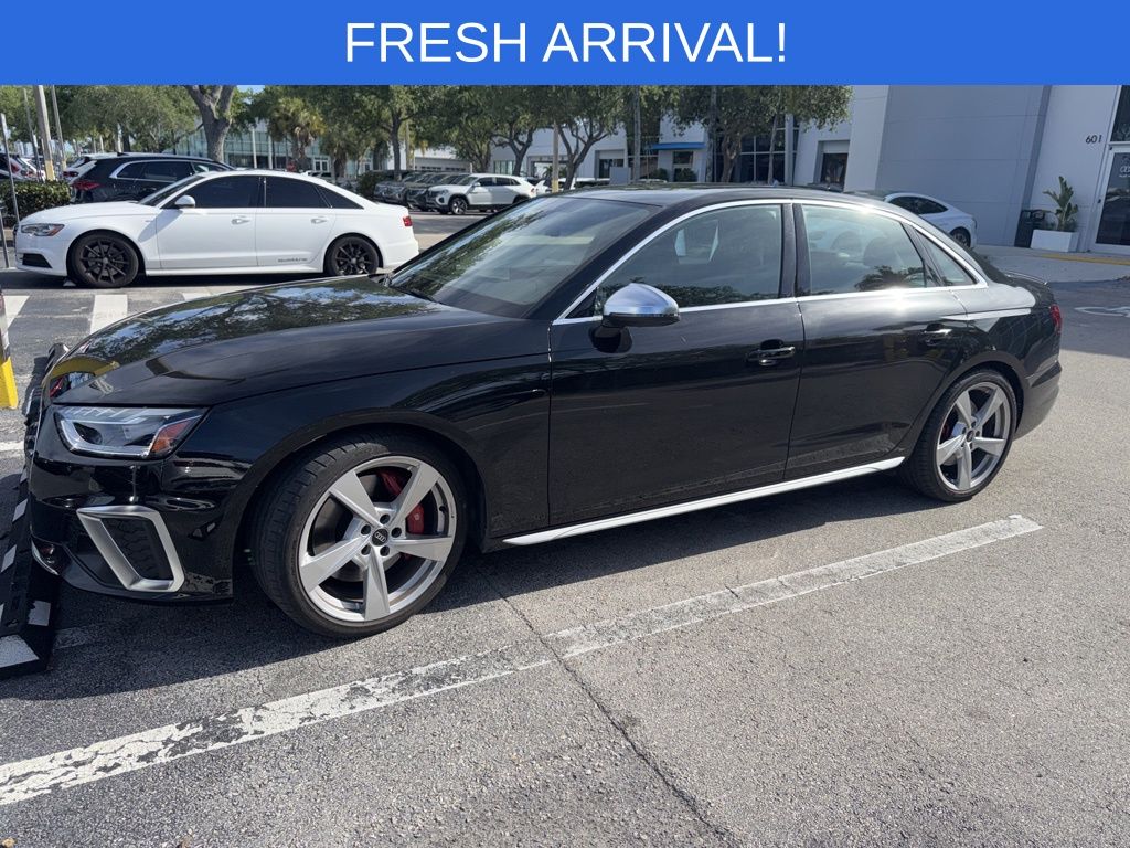 Mythos Black Metallic 2023 Audi S4 3.0T quattro Premium Plus AWD Sedan All-Wheel Drive 8-Speed Automatic