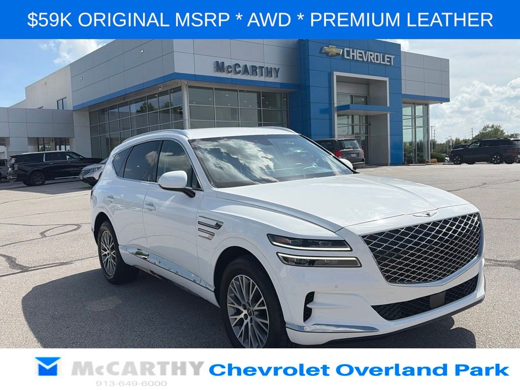 Alta White 2024 Genesis GV80 SUV / Crossover All-Wheel Drive 8-Speed Automatic