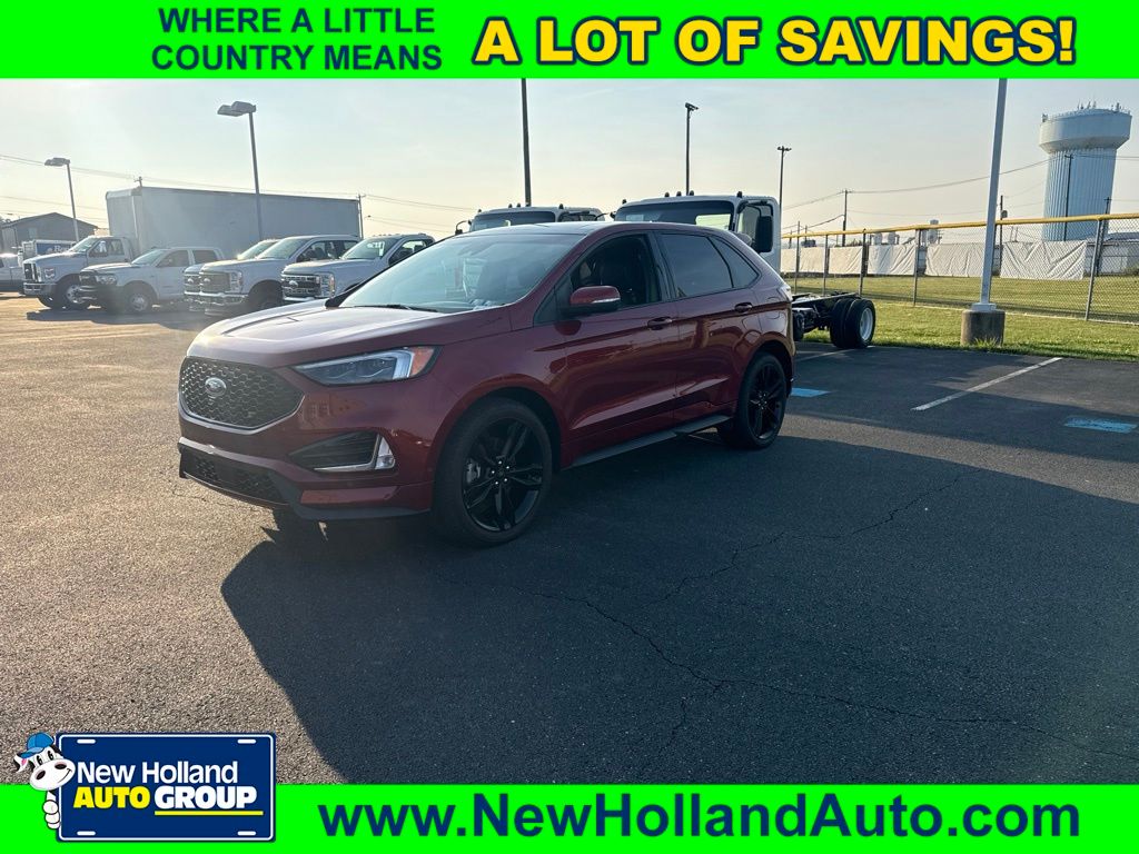 Ruby Red 2019 Ford Edge SUV / Crossover All-Wheel Drive 8-Speed Automatic