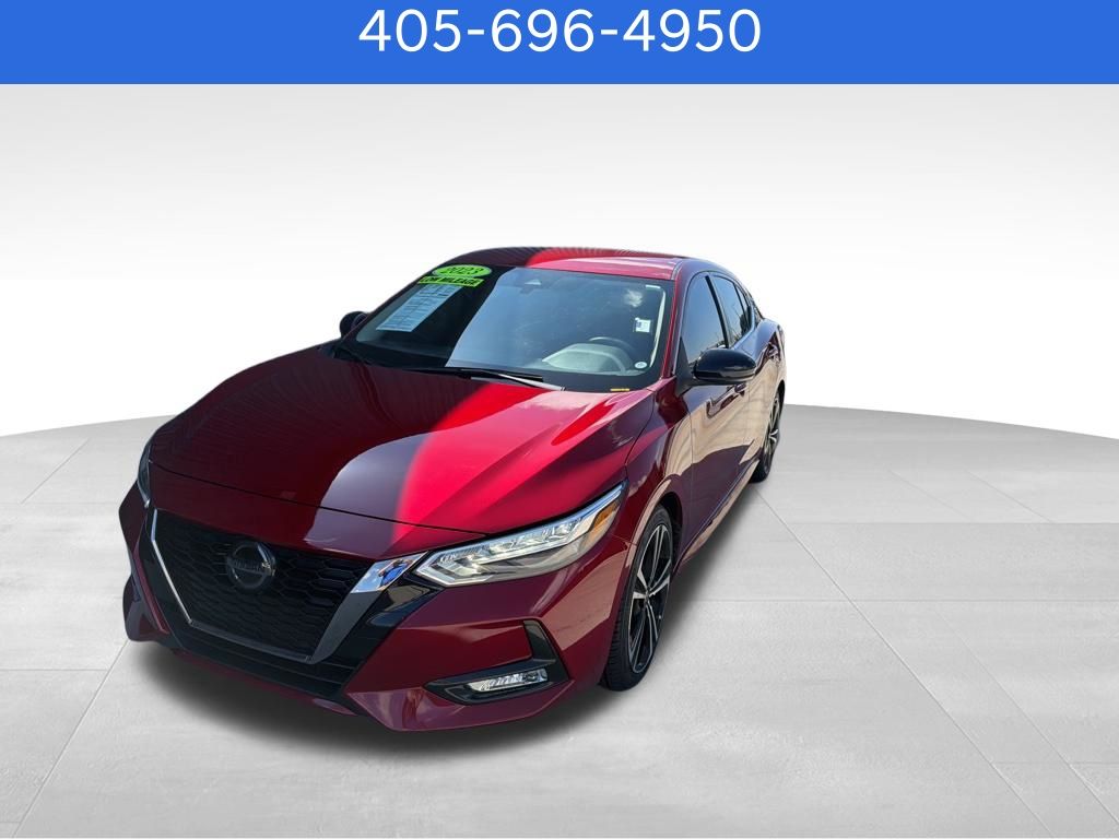 Red (Scarlet Ember Tintcoat) 2023 Nissan Sentra SR FWD Sedan Front-Wheel Drive Continuously Variable Transmission