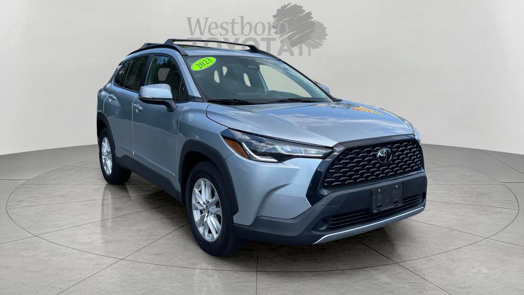 Silver 2023 Toyota Corolla Cross SUV / Crossover All-Wheel Drive Continuously Variable Transmission