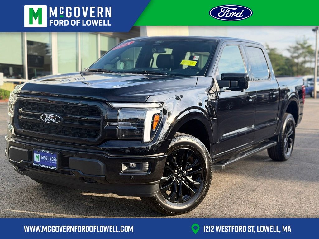 Agate Black Metallic 2025 Ford F-150 Pickup Truck Four-Wheel Drive Automatic