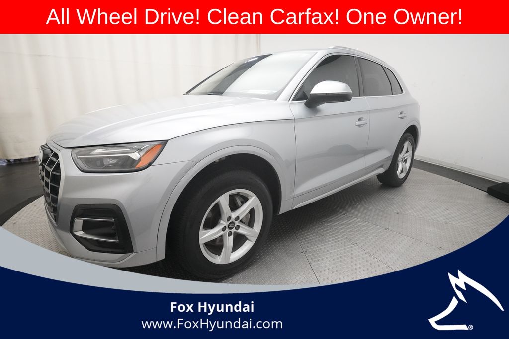 Silver 2023 Audi Q5 SUV / Crossover All-Wheel Drive 7-Speed Automatic
