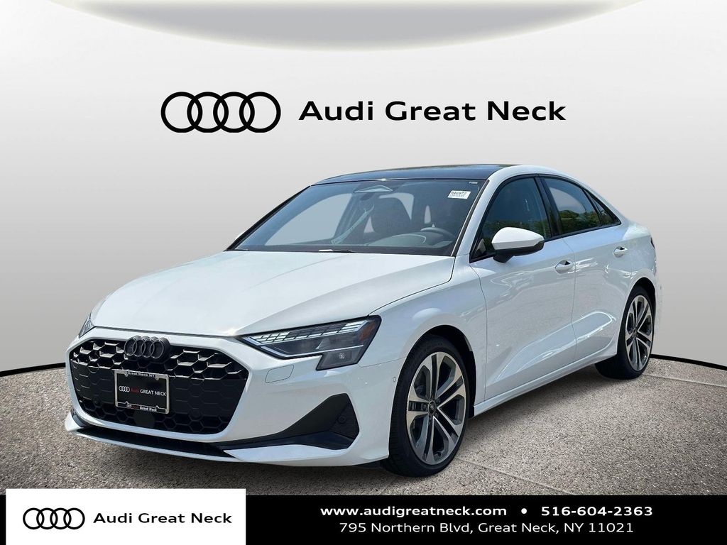 White 2026 Audi A3 Hatchback  7-Speed Automatic