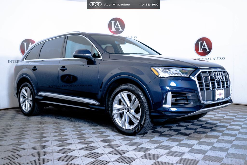 Waitomo Blue Metallic 2023 Audi Q7 SUV / Crossover All-Wheel Drive 8-Speed Automatic