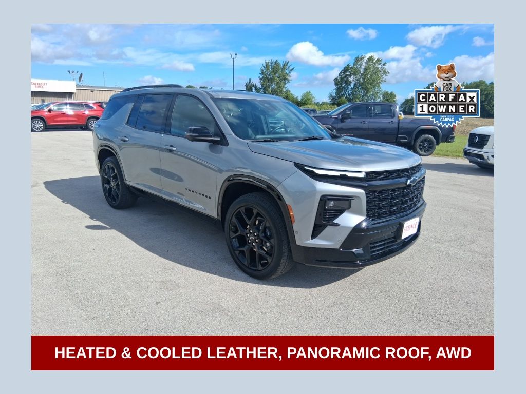 Sterling Gray Metallic 2024 Chevrolet Traverse SUV / Crossover Four-Wheel Drive 8-Speed Automatic
