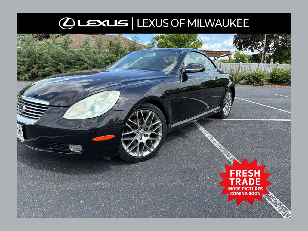 Black 2004 Lexus SC Convertible Rear-Wheel Drive 5-Speed Automatic Overdrive
