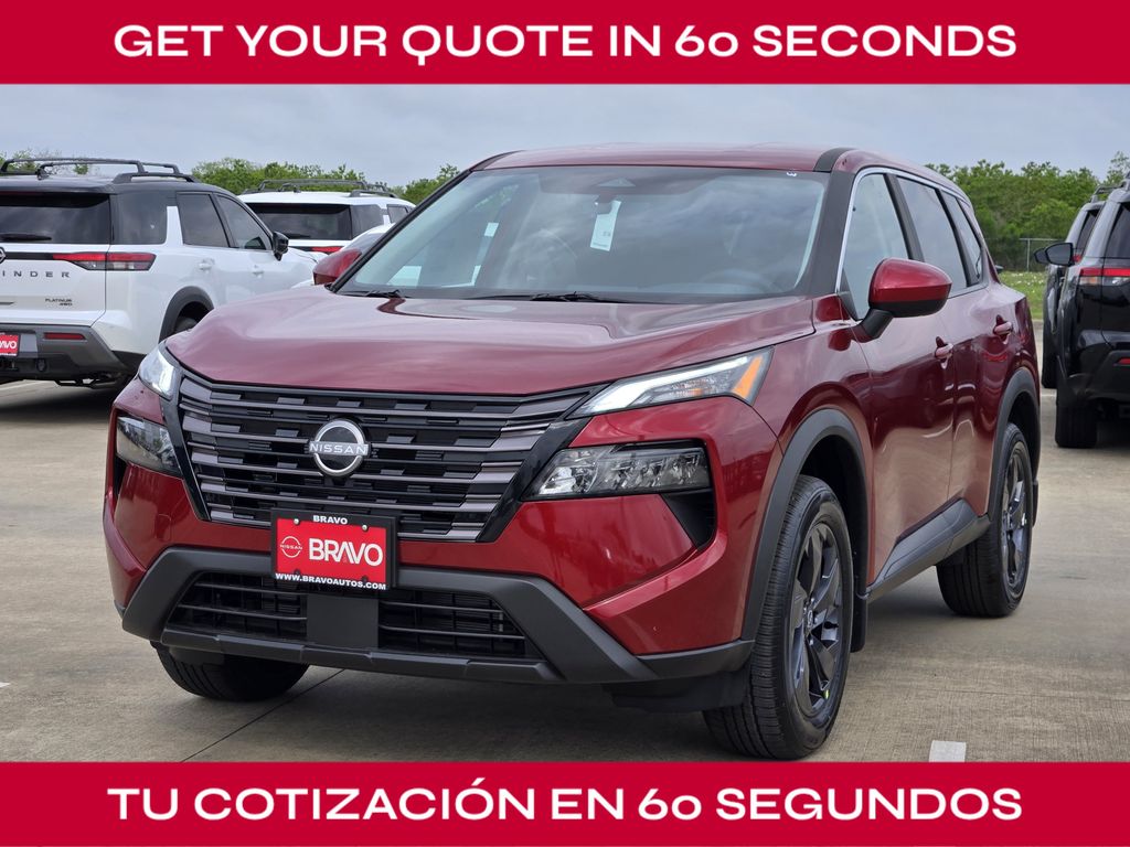 2026 Nissan Rogue SV Red at Bravo Nissan