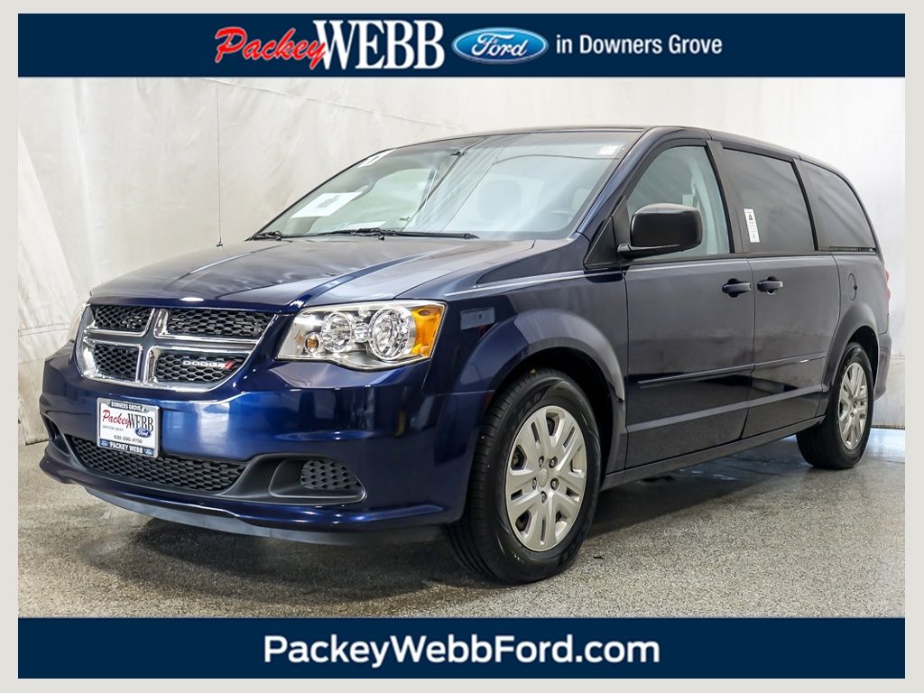 Contusion Blue Pearlcoat 2017 Dodge Grand Caravan Minivan Front-Wheel Drive 6-Speed Automatic