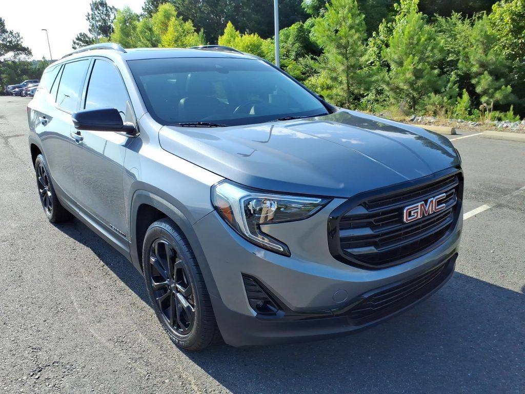 Gray (Satin Steel Metallic) 2020 GMC Terrain SUV / Crossover Front-Wheel Drive 9-Speed Automatic