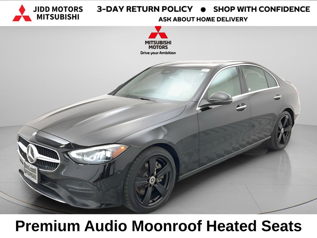 Black 2025 Mercedes-Benz C-Class Sedan All-Wheel Drive 9-Speed Automatic