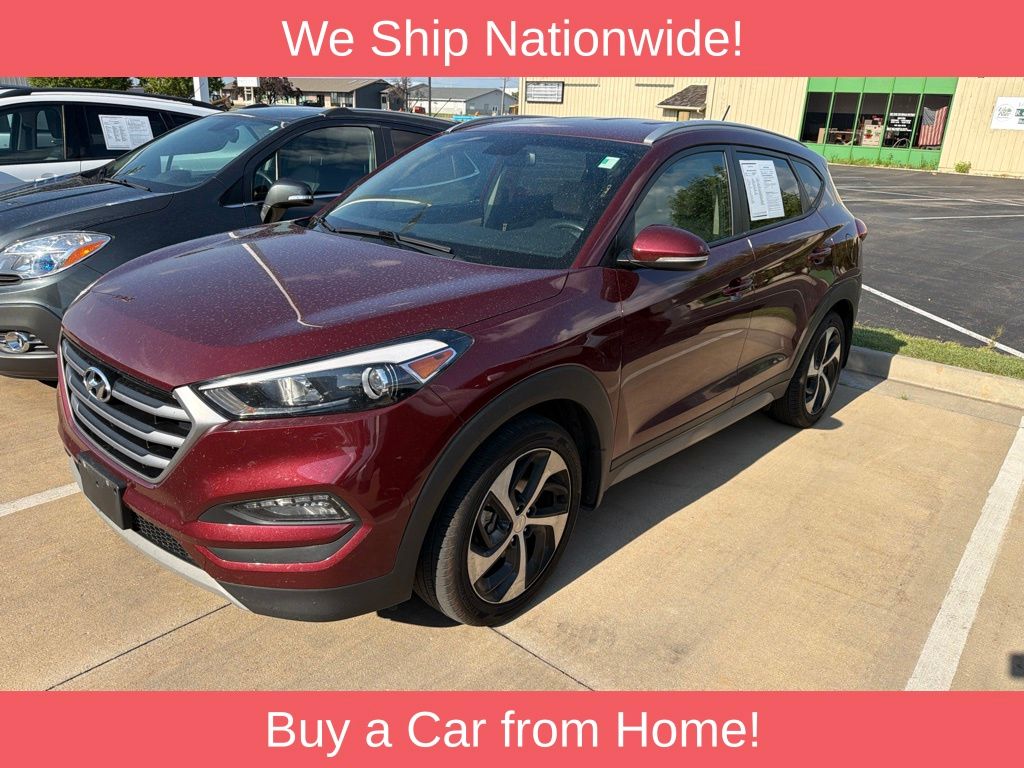 Red (Ruby Wine) 2017 Hyundai Tucson SUV / Crossover Front-Wheel Drive 7-Speed Automatic