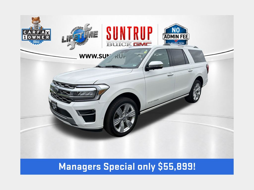 White Metallic 2024 Ford Expedition SUV / Crossover Four-Wheel Drive Automatic