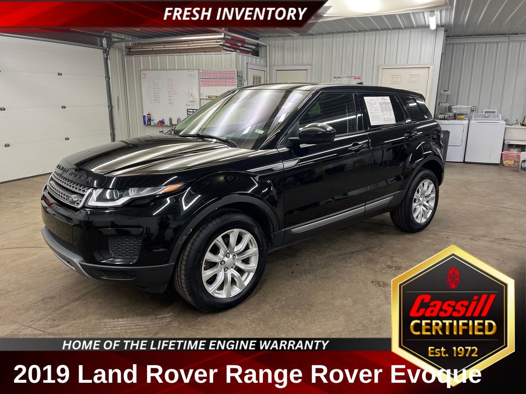 Narvik Black 2019 Land Rover Range Rover Evoque SE AWD SUV / Crossover All-Wheel Drive 9-Speed Automatic