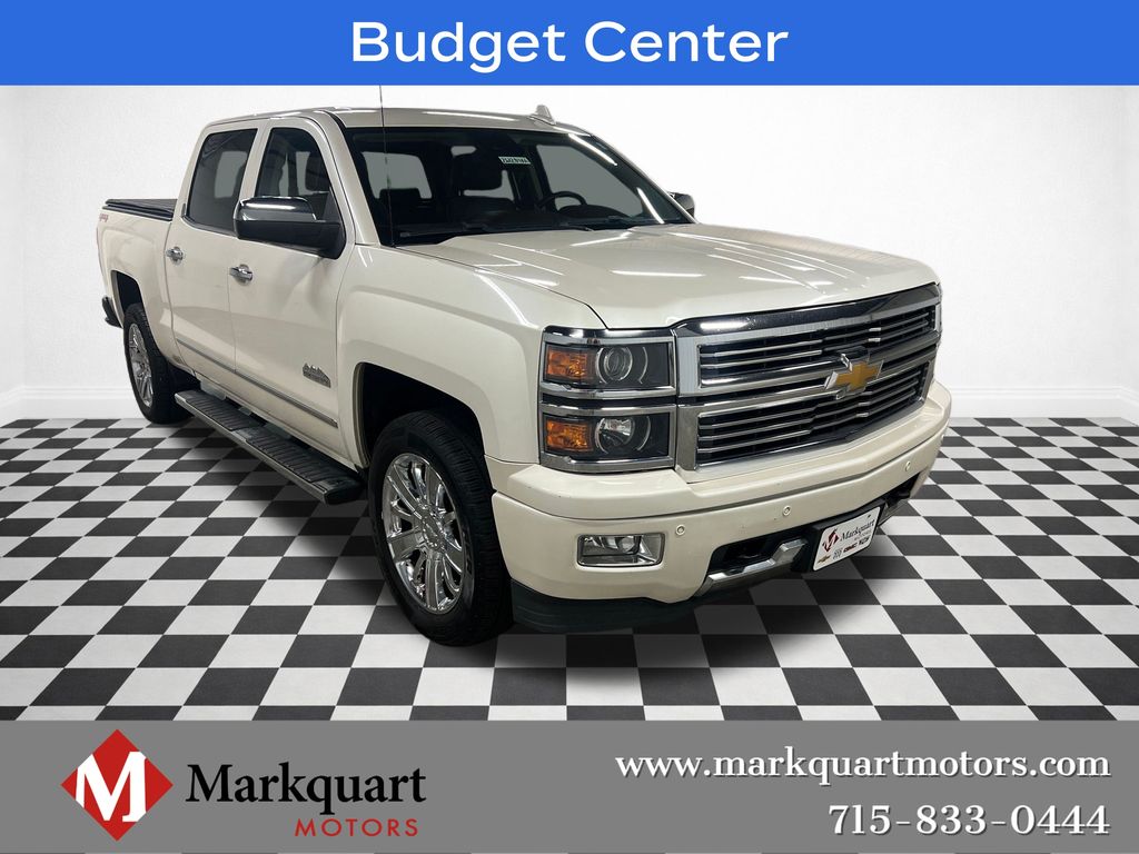 White Diamond Clearcoat 2015 Chevrolet Silverado 1500 Pickup Truck Four-Wheel Drive 8-Speed Automatic Overdrive