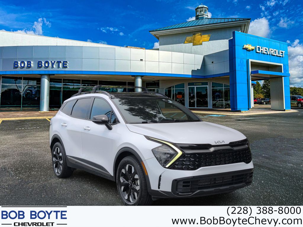 Glacial White Pearl 2023 Kia Sportage SUV / Crossover All-Wheel Drive 8-Speed Automatic