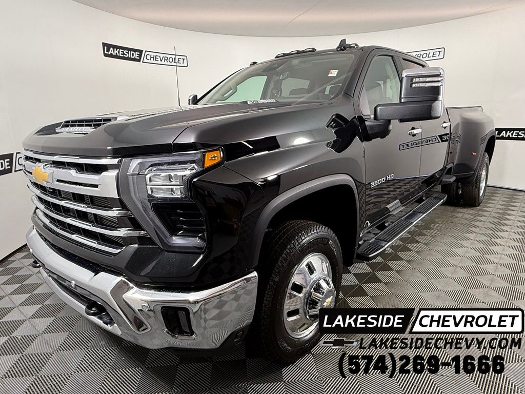 Black 2026 Chevrolet Silverado 3500HD Pickup Truck Four-Wheel Drive Automatic