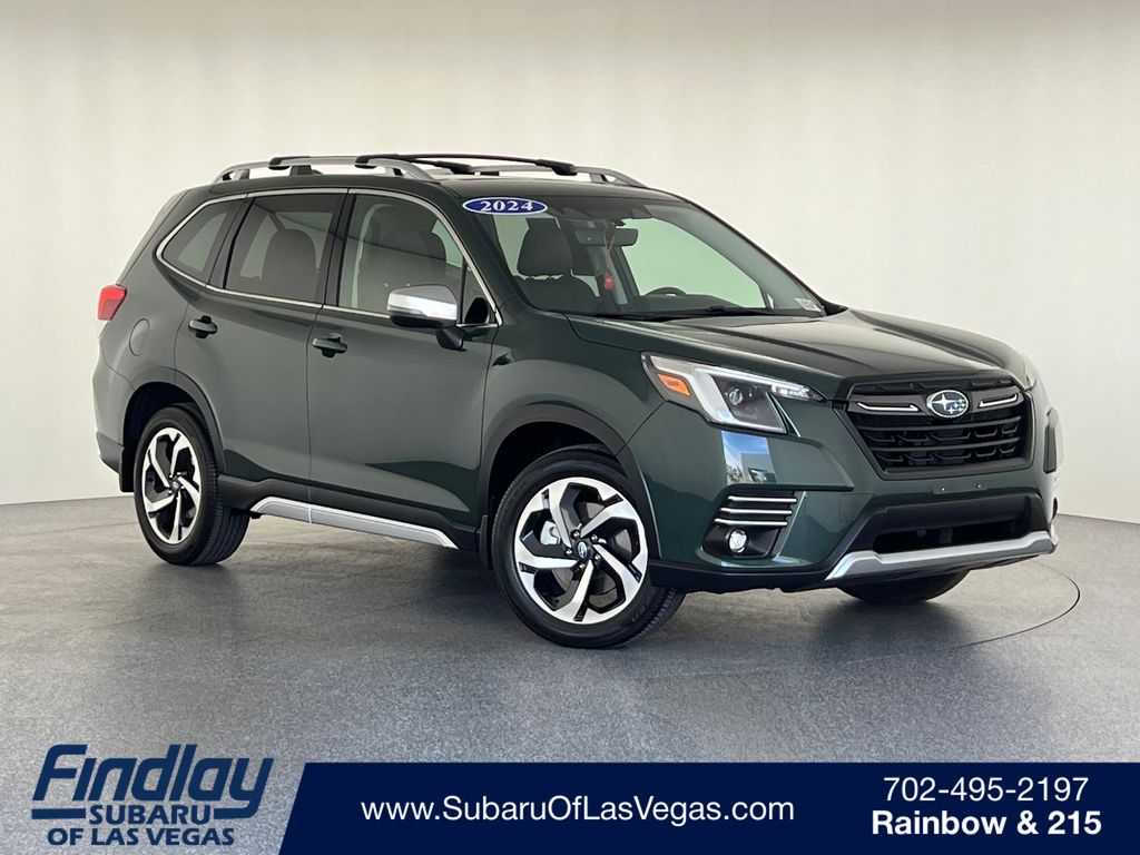 Cascade Green Silica 2024 Subaru Forester Touring Crossover AWD SUV / Crossover All-Wheel Drive Continuously Variable Transmission
