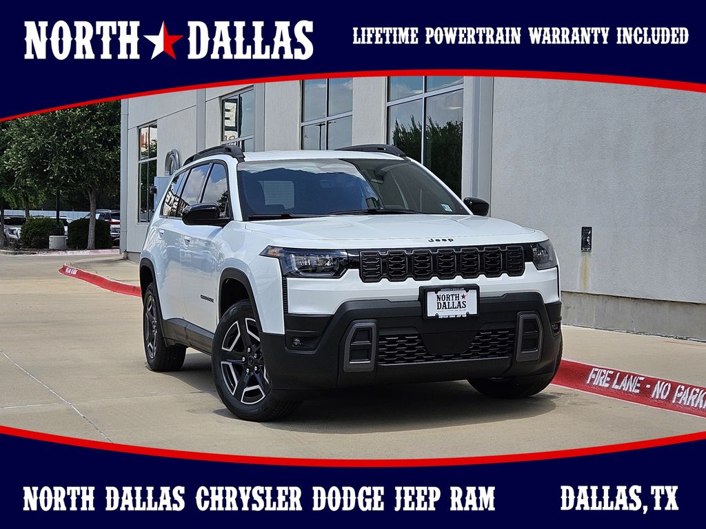 Bright White Clearcoat 2026 Jeep Cherokee SUV / Crossover Four-Wheel Drive Continuously Variable Transmission