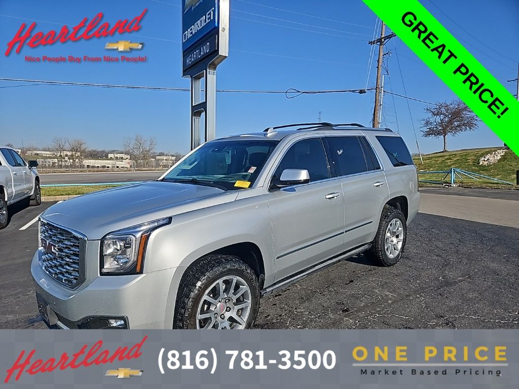 Quicksilver Metallic 2019 GMC Yukon Denali 4WD SUV / Crossover Four-Wheel Drive
