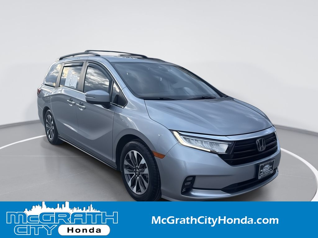 Lunar Silver Metallic 2023 Honda Odyssey EX-L FWD Minivan Front-Wheel Drive Automatic
