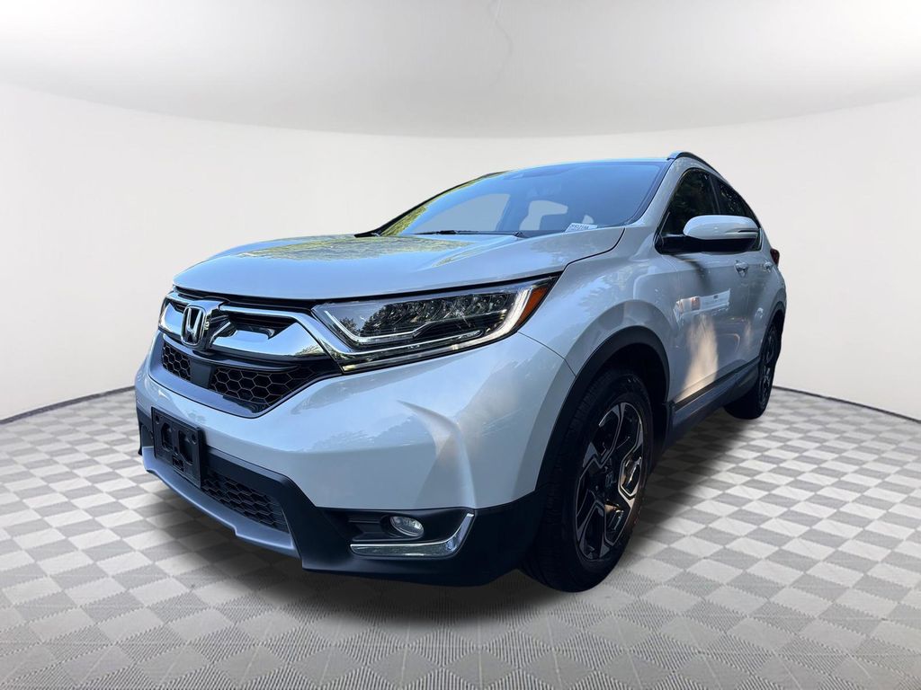 Platinum White Pearl 2019 Honda CR-V SUV / Crossover Front-Wheel Drive Continuously Variable Transmission