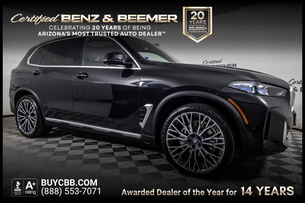 Black Sapphire Metallic 2025 BMW X5 SUV / Crossover All-Wheel Drive 8-Speed Automatic