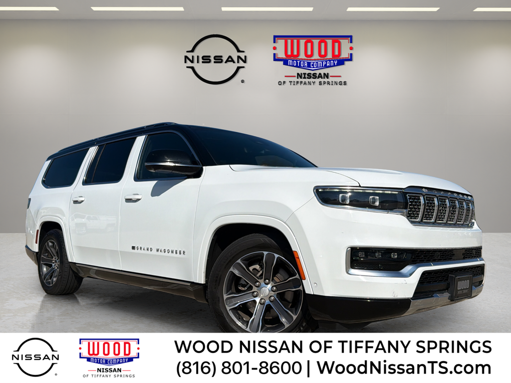 Bright White Clearcoat 2024 Jeep Grand Wagoneer L SUV / Crossover Four-Wheel Drive 8-Speed Automatic