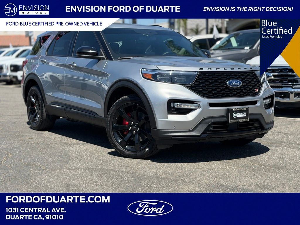 Silver Metallic 2023 Ford Explorer SUV / Crossover All-Wheel Drive Automatic