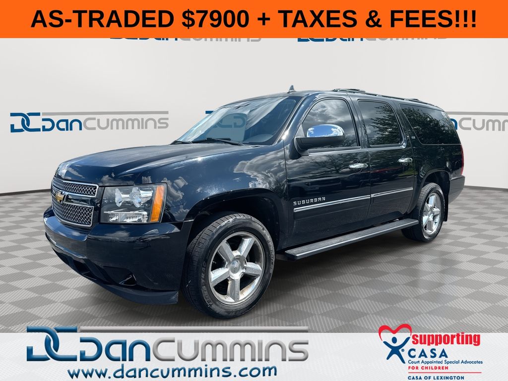 Black 2013 Chevrolet Suburban SUV / Crossover Four-Wheel Drive 6-Speed Automatic Overdrive