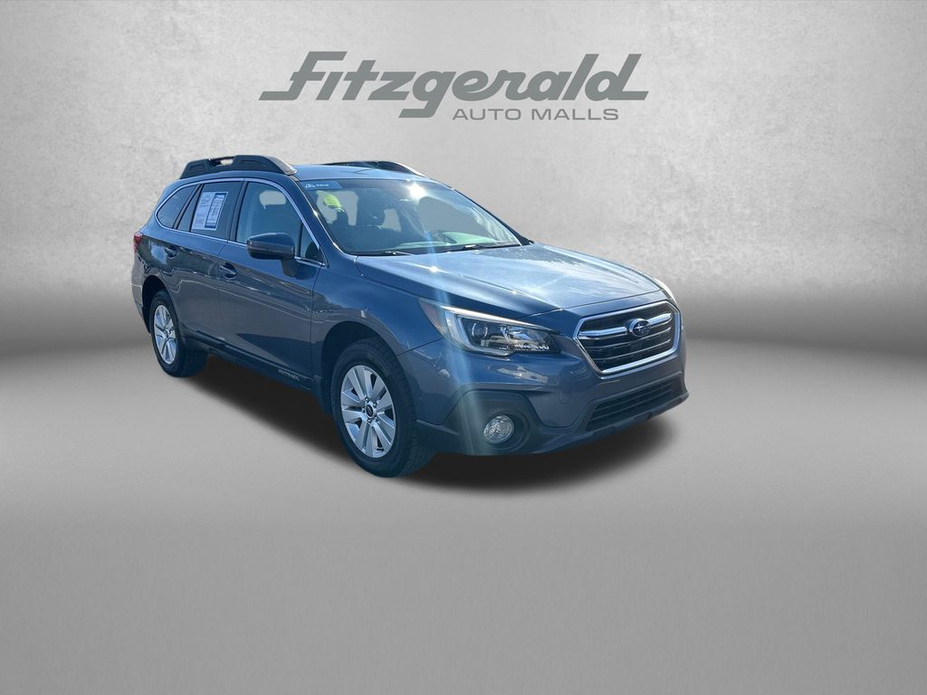 Twilight Blue Metallic 2018 Subaru Outback 2.5i Premium AWD Wagon All-Wheel Drive Continuously Variable Transmission