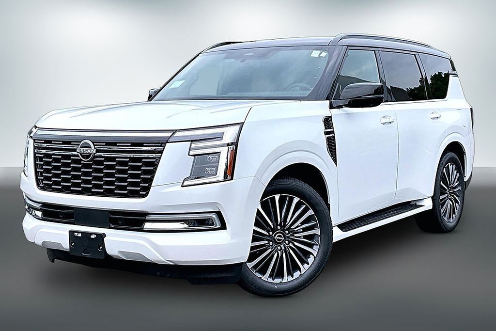 Everest White Pearl/Black 2026 Nissan Armada SUV / Crossover Four-Wheel Drive 9-Speed Automatic