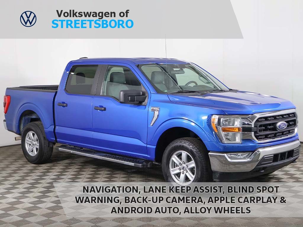 Velocity Blue Metallic 2021 Ford F-150 Pickup Truck Four-Wheel Drive Automatic