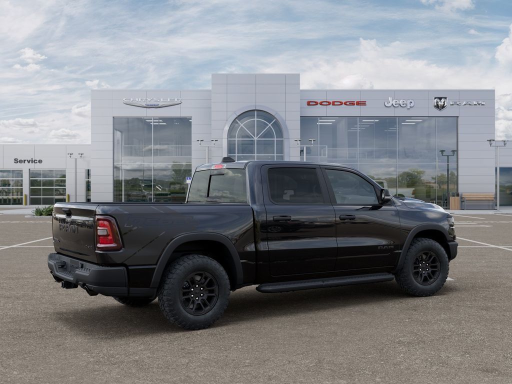 New 2026 Diamond Black Crystal Pearlcoat Ram Rebel image 4
