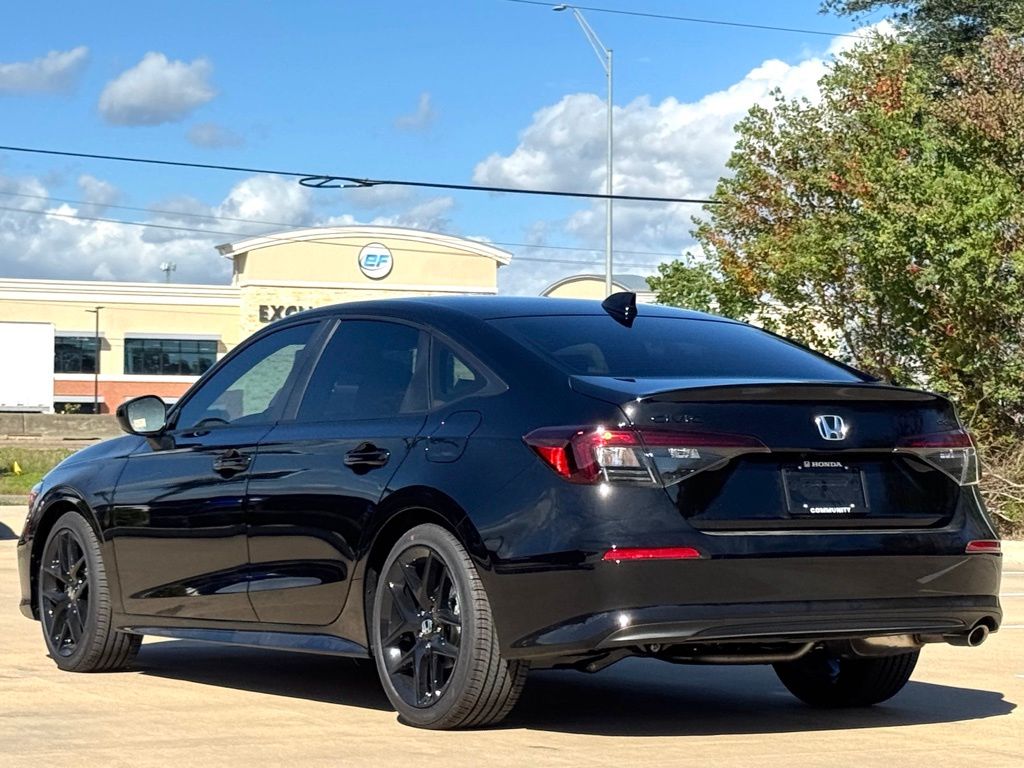 2026 Honda Civic Sport Black at Classic Honda Galveston