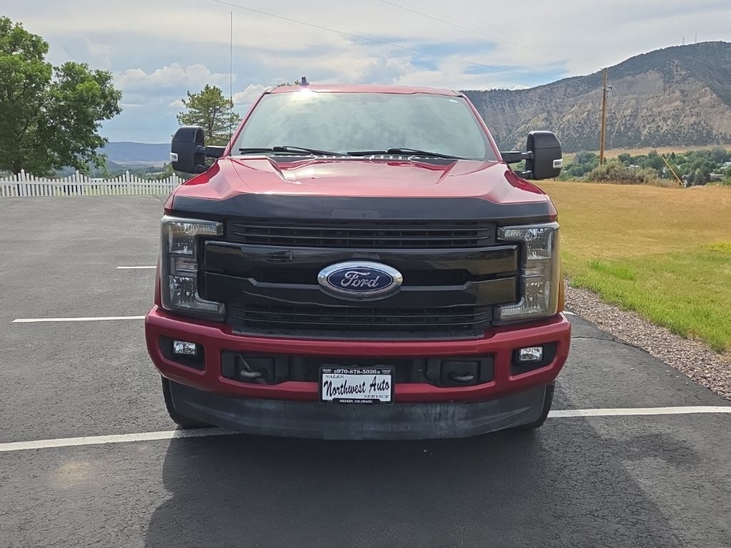 Ruby Red Metallic 2019 Ford F-350 Super Duty Pickup Truck Four-Wheel Drive 6-Speed Automatic