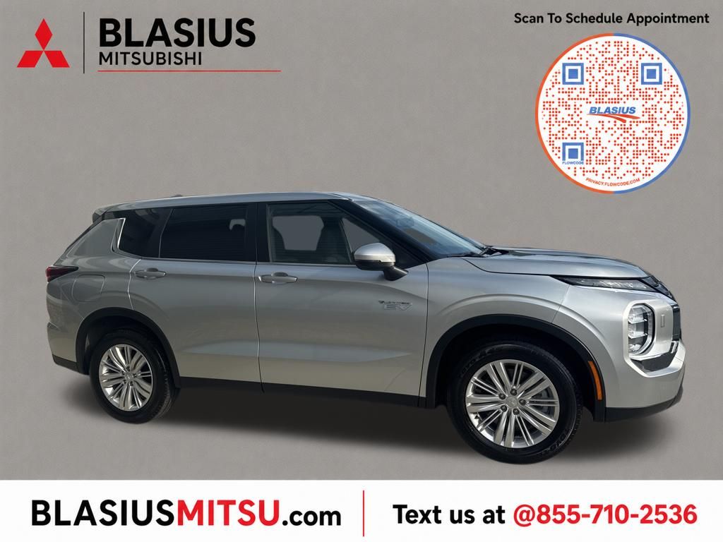 Alloy Silver Metallic 2025 Mitsubishi Outlander Hybrid Plug-in SUV / Crossover All-Wheel Drive 1-Speed Automatic