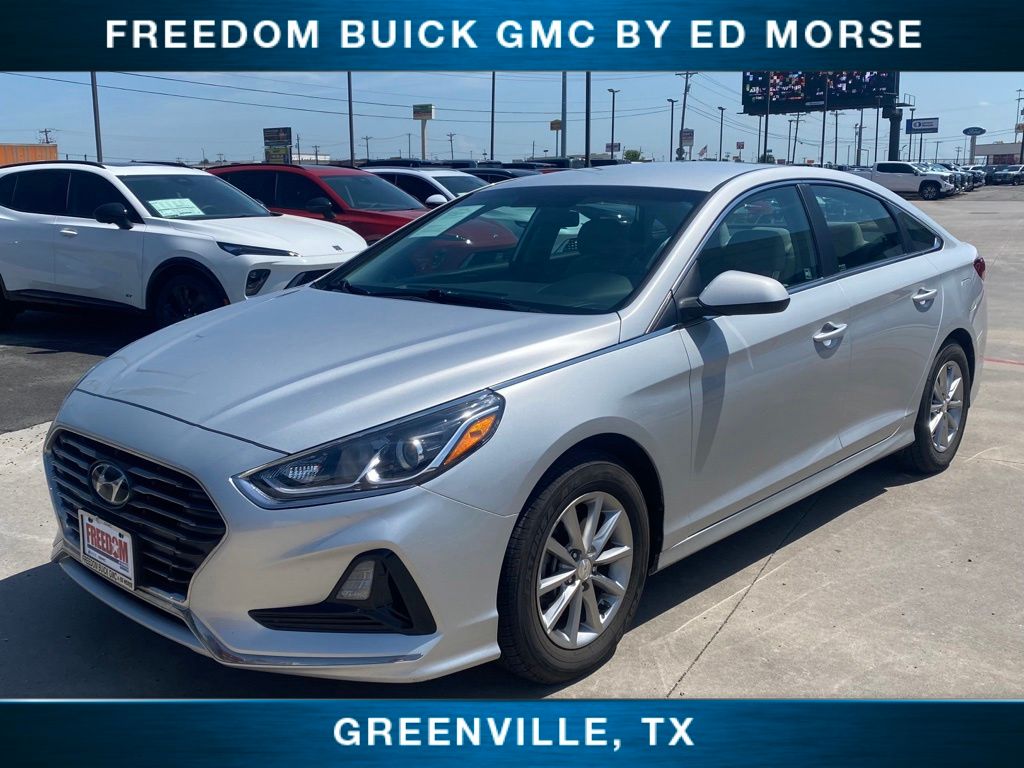 Symphony Silver 2018 Hyundai Sonata Sedan Front-Wheel Drive 6-Speed Automatic