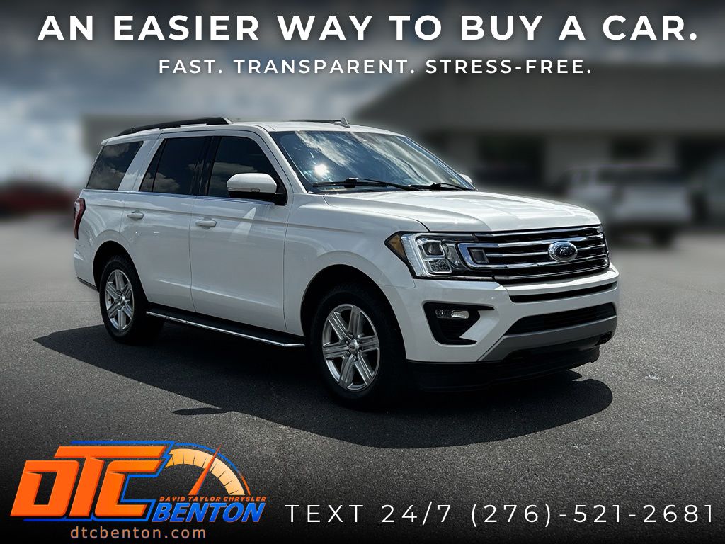 White Metallic 2020 Ford Expedition SUV / Crossover Four-Wheel Drive Automatic