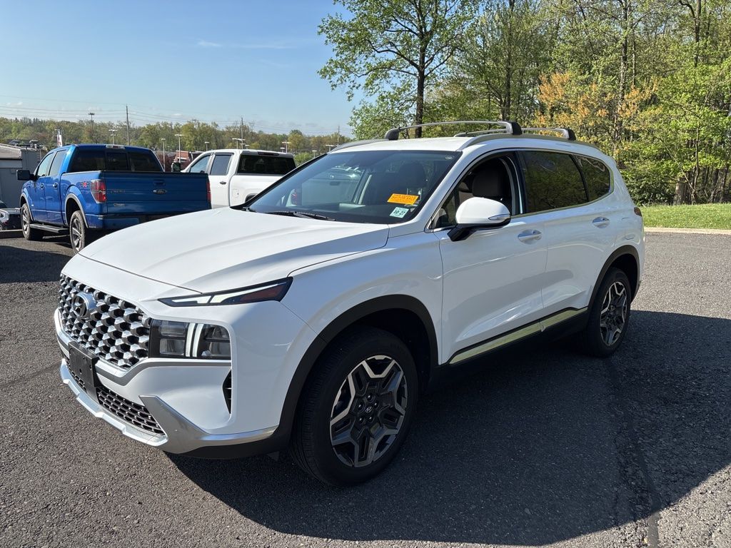 Quartz White 2022 Hyundai Santa Fe Hybrid Plug-In SEL Convenience AWD SUV / Crossover All-Wheel Drive 6-Speed Automatic