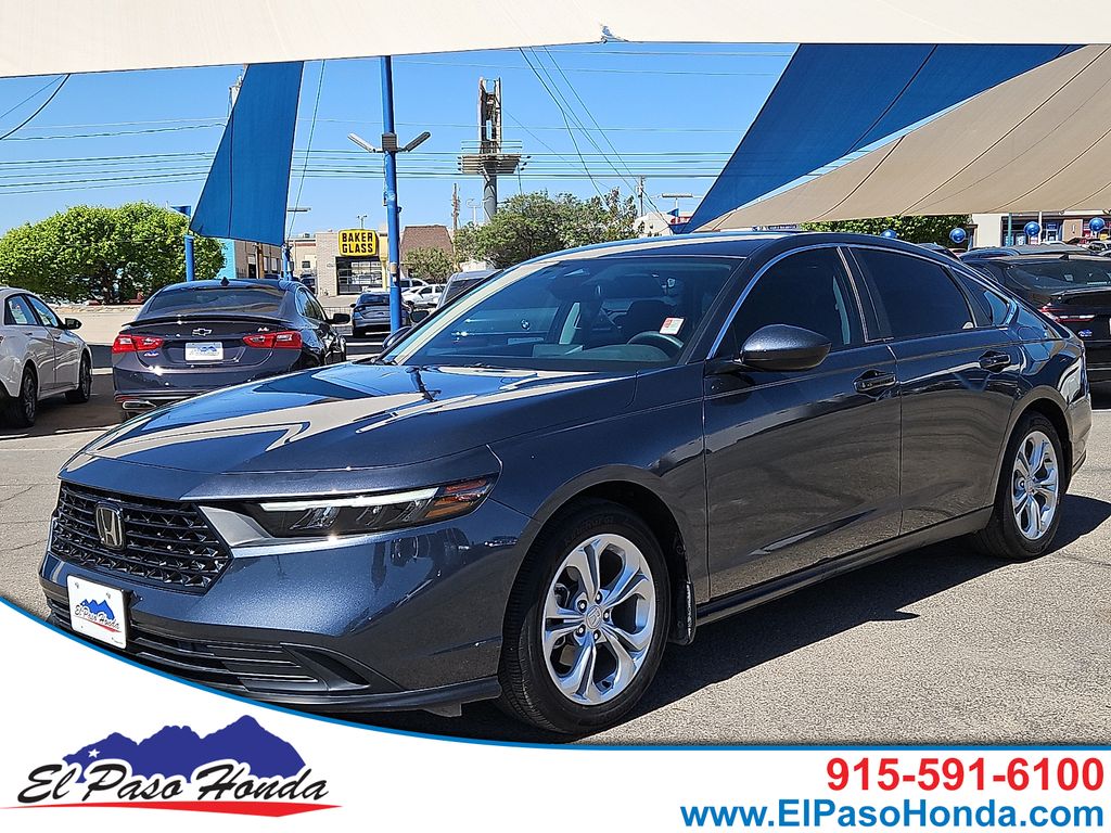 Meteorite Gray Metallic 2023 Honda Accord LX FWD Sedan Front-Wheel Drive Continuously Variable Transmission