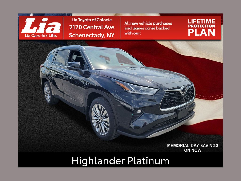 Midnight Black 2026 Toyota Highlander Platinum AWD SUV / Crossover All-Wheel Drive 8-Speed Automatic