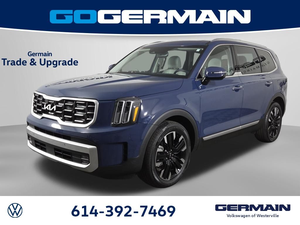 Midnight Lake Blue 2023 Kia Telluride SX AWD SUV / Crossover All-Wheel Drive 8-Speed Automatic